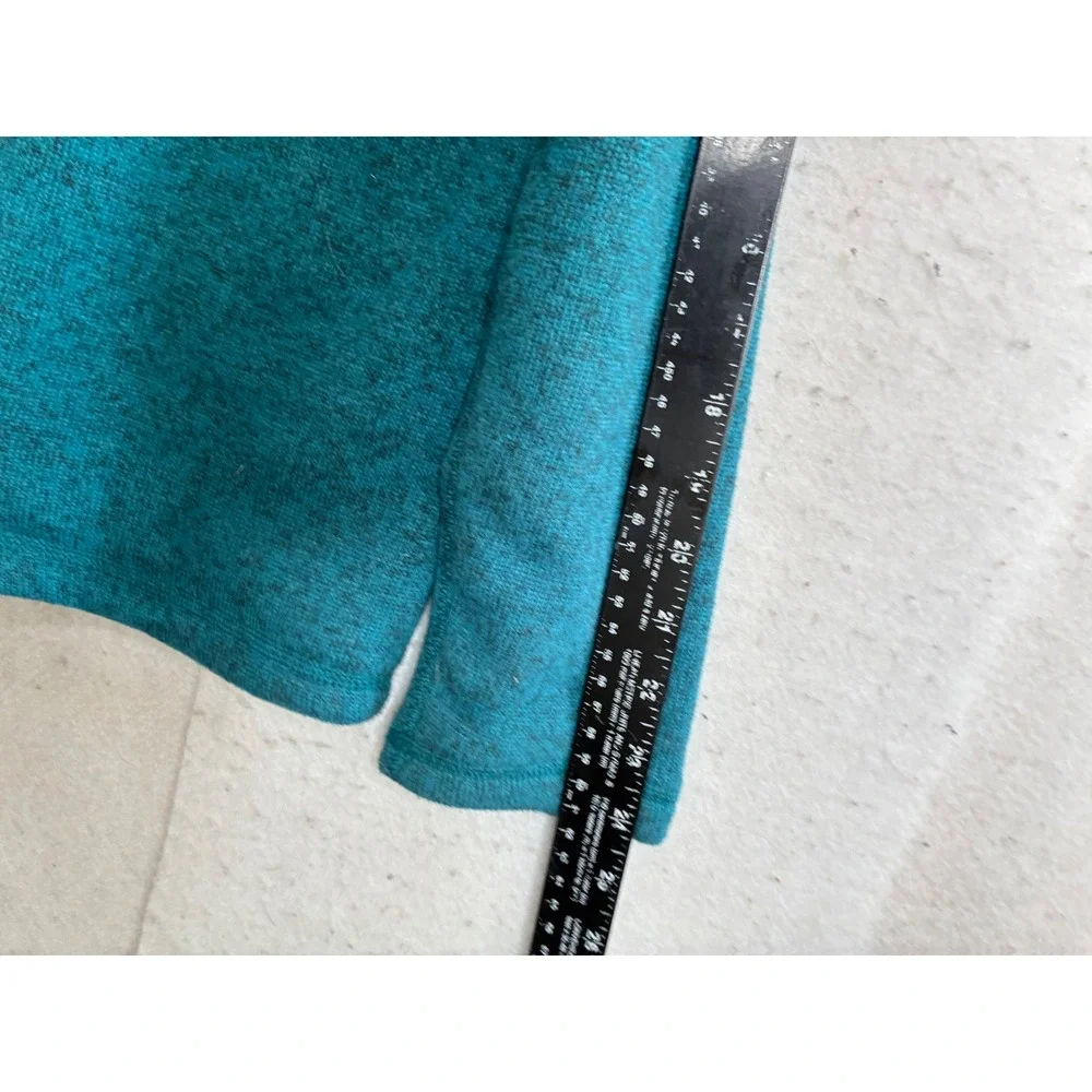 The North Face Womens Crescent Full Zip Fleece Jacket Teal Heather Small 7784
